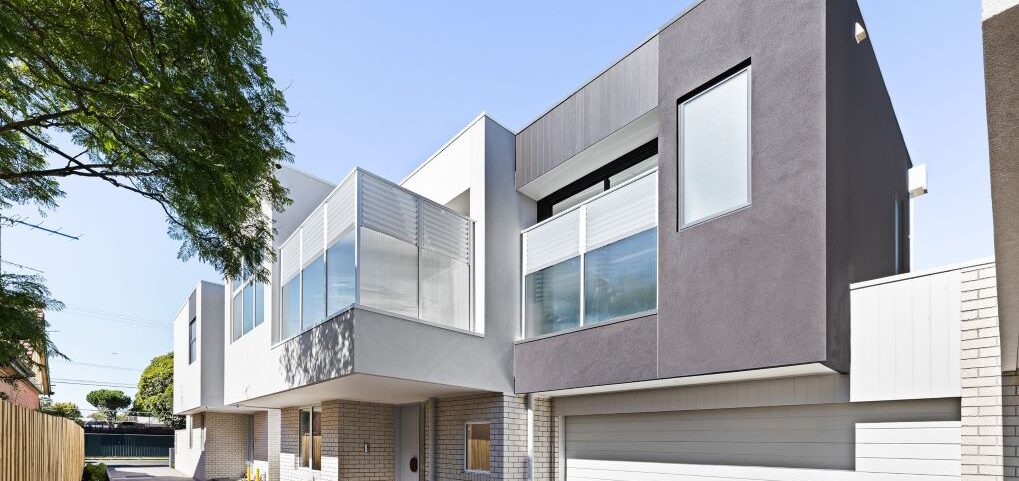 Completed Townhouse Design & Build By Stockwood Building Group in Melbourne