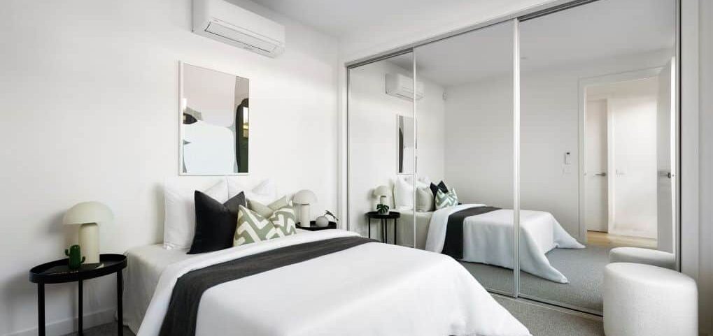 Completed Bedroom Design & Build By Stockwood Building Group in Melbourne