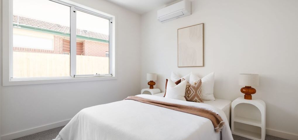 Completed Bedroom Design & Build By Stockwood Building Group in Melbourne