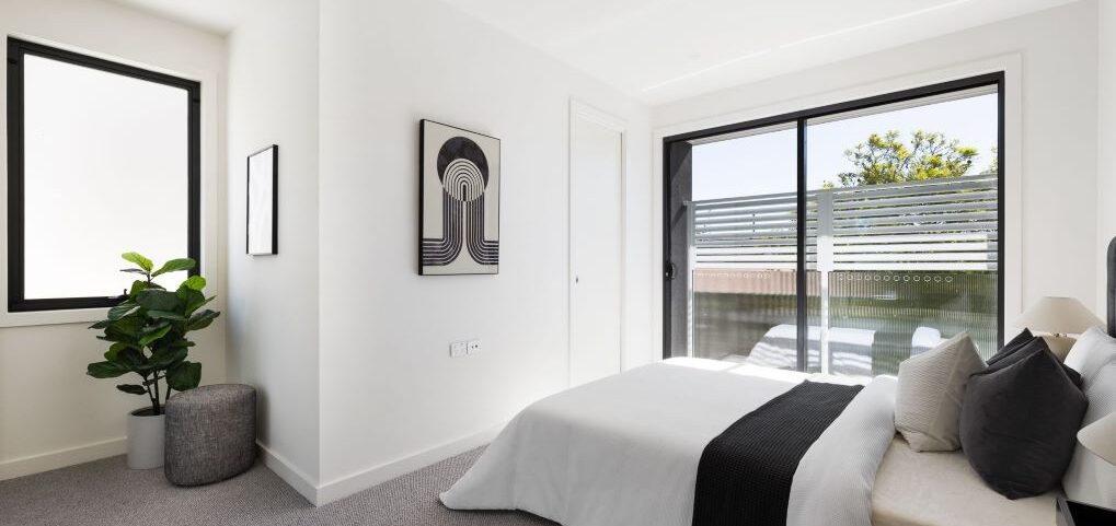 Completed Bedroom Design & Build By Stockwood Building Group in Melbourne
